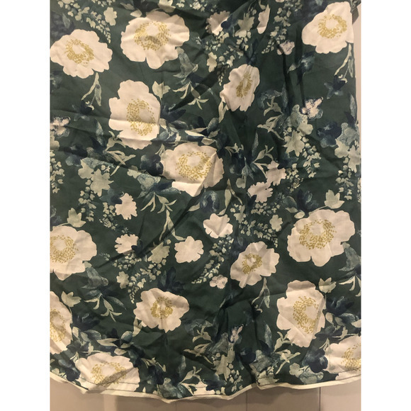 EUC Stars Above‎ XXL Green White Floral Tank Double Straps - Picture 8 of 13